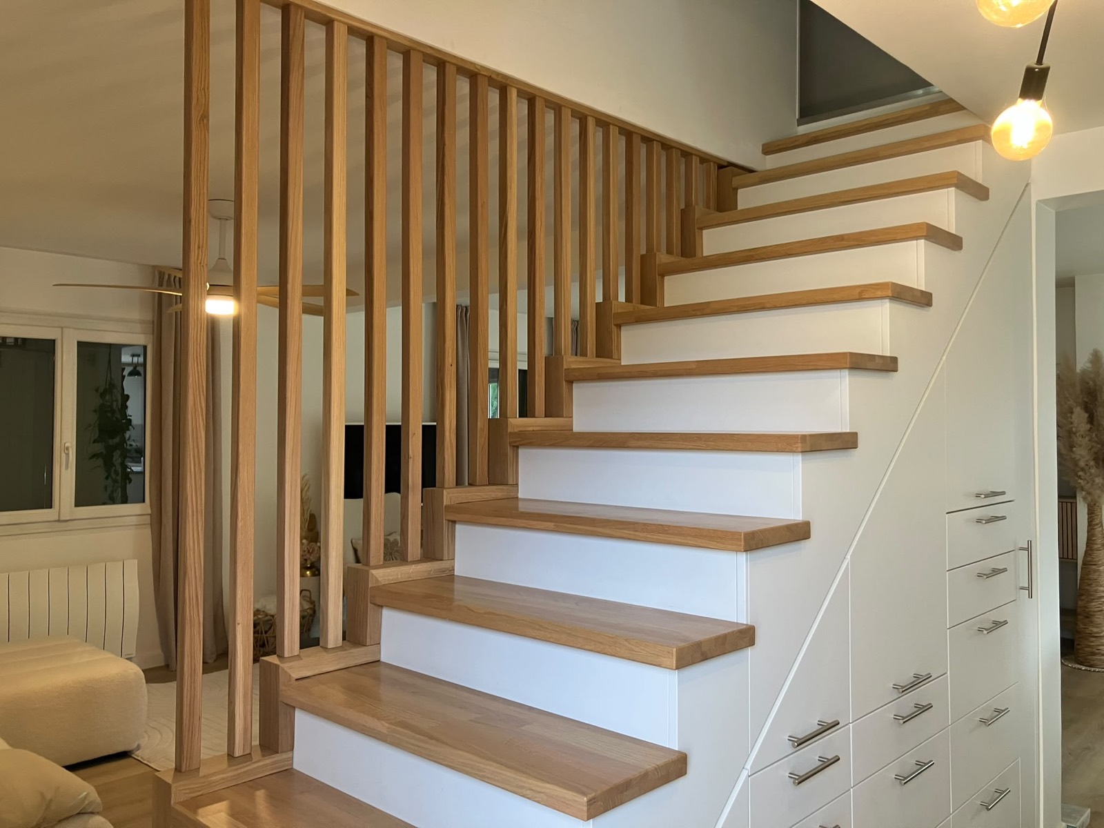 Habillage escalier et aménagement